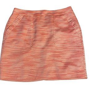 Ann‎ Taylor Loft Orange  Mini skirt